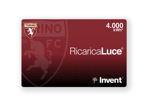 Card RicaricaLuce Torino
